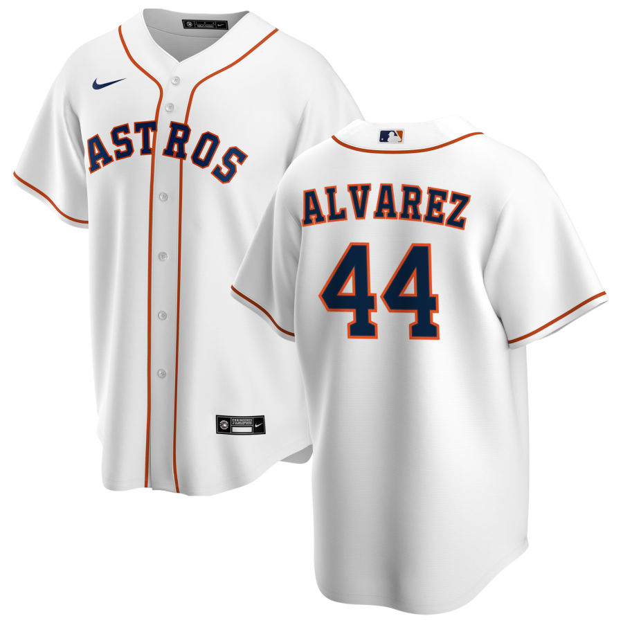 Nike Men #44 Yordan Alvarez Houston Astros Baseball Jerseys Sale-White